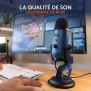 Microphone USB Premium - LOGITECH G - Yeti - Pour Enregistrement, Streaming, gamer, Podcast - PC ou MAC - Bleu