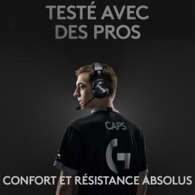 Casque gamer - Sans fil - LOGITECH G - PRO X gamer WIRELESS - Noir