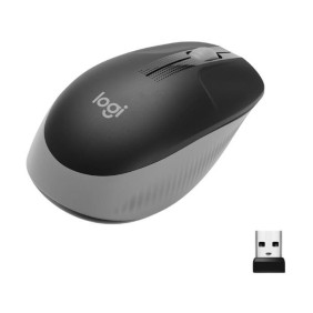 Souris sans fil ergonomique - Logitech - M190 - Gris