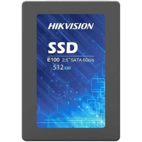 SSD Interne - HIKVISION - 2.5 512 Go E100 SATA 6.0Gbps SATA-III  3D TLC 550 MB/s 240 TB (HS-SSD-E100/512G)