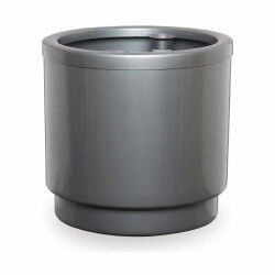 Pot auto-arrosant Ibergarden 4132-PLA Argenté polypropylène 32 x 30,5 x 32 cm (4 Unités)