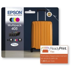 Pack de 4 Cartouches d'encre - 405 Ultra Ink - EPSON - WorkForce WF-7830, 7835, 7840, WorkForce Pro WF-3820, 3825, 4820, 4825, 4