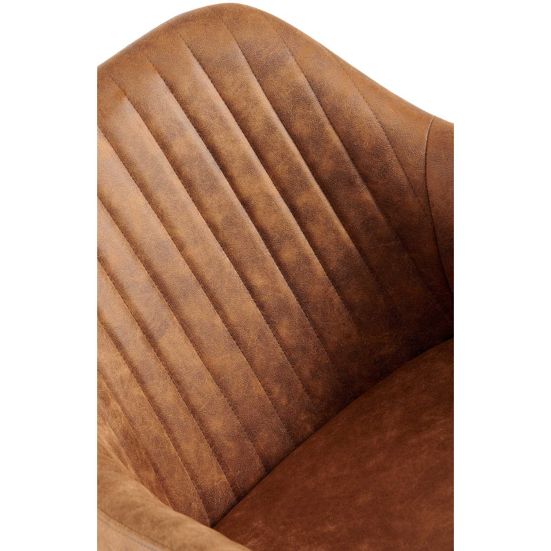 Lot de 2 chaises de salle à manger Welby Vintage marron clair