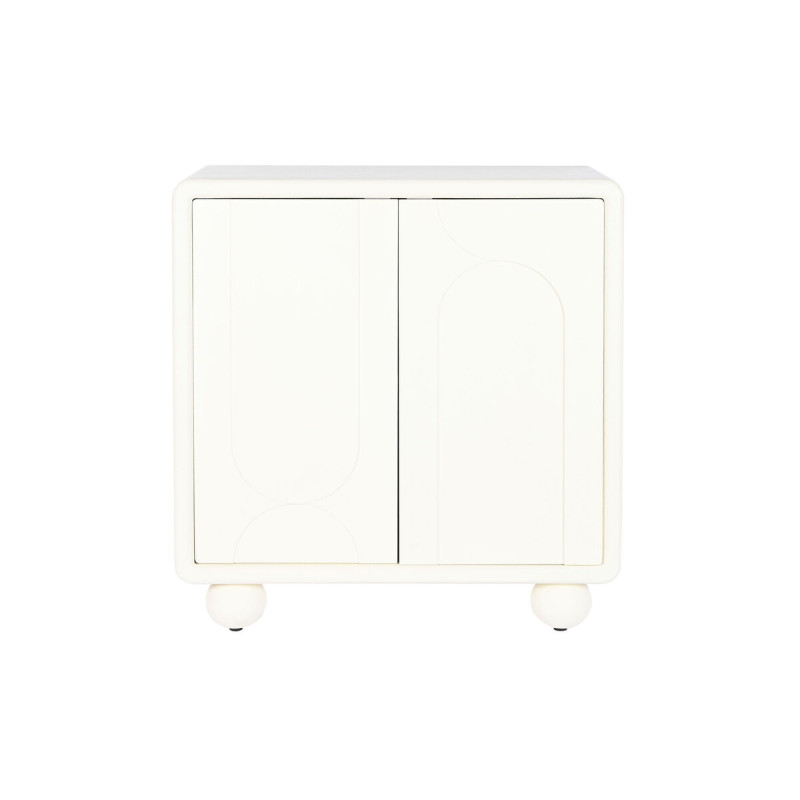 Caisson à Tiroirs DKD Home Decor Blanc Bois MDF Moderne 80 x 37 x 85 cm 80 x 37 x 86 cm