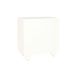 Caisson à Tiroirs DKD Home Decor Blanc Bois MDF Moderne 80 x 37 x 85 cm 80 x 37 x 86 cm
