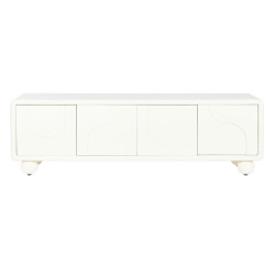 Meubles de télévision DKD Home Decor Blanc Bois MDF 160 x 37 x 50 cm
