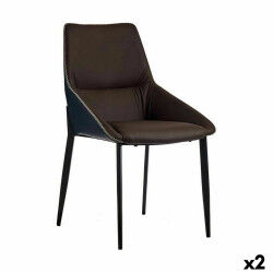 Fauteuil Tressé Bleu Marron...