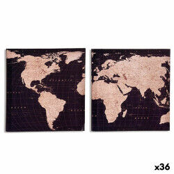 Toile Mappemonde 1,5 x 28 x...