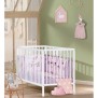 Lit bébé - 120 x 60 cm - Babyprice First - Tout barreaux - En bois blanc