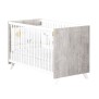 Lit bébé - 120 x 60 cm - Babyprice Scandi gris - En bois