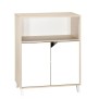 Commode a langer - Babyprice - Scandi naturel - 2 portes - 1 niche - En bois