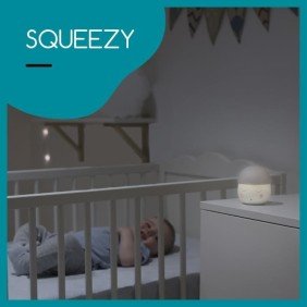 Babymoov Veilleuse LED a capteur Squeezy Gris et blanc