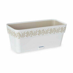 Jardinière Stefanplast Gaia Blanc Plastique 13,3 x 12,3 x 29,3 cm (12 Unités)