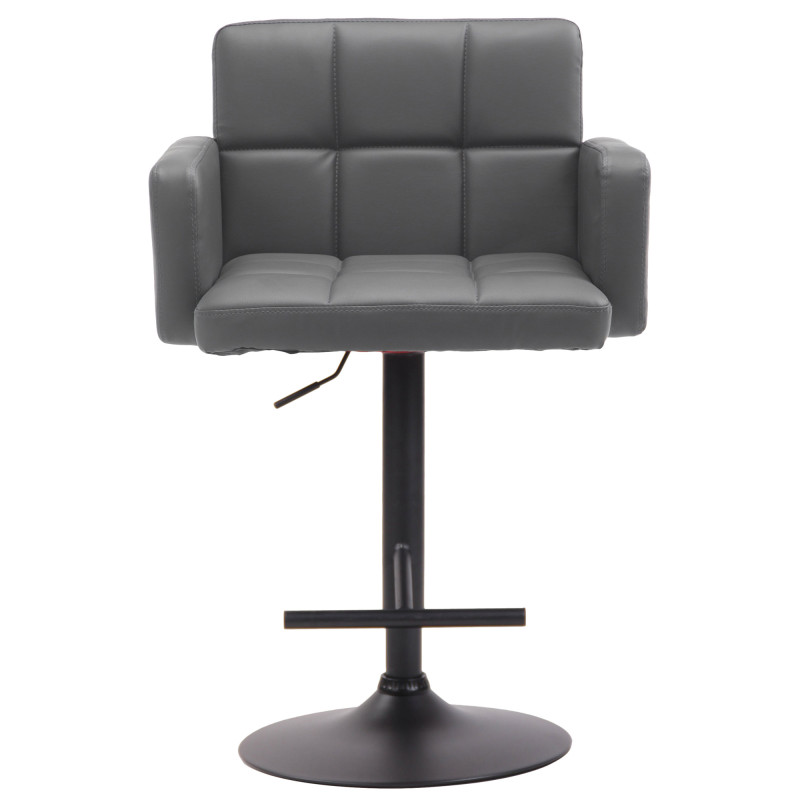 Tabouret de bar Los Angeles noir gris