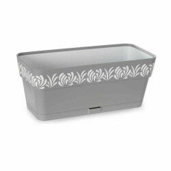 Jardinière Stefanplast Gaia Gris Plastique 13,3 x 12,3 x 29,3 cm (12 Unités)
