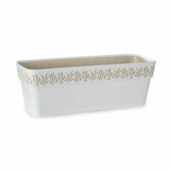 Jardinière Stefanplast Gaia Blanc Plastique 49,5 x 17 x 19 cm (12 Unités)
