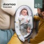 doomoo Réducteur de Lit bébé Cocoon, Evolutif & Respirant, Bear Grey