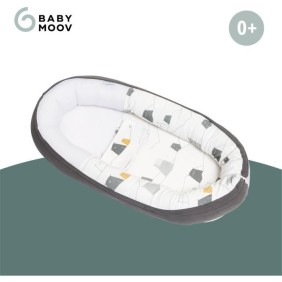 doomoo Réducteur de Lit bébé Cocoon, Evolutif & Respirant, Bear Grey