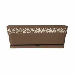 Jardinière Stefanplast Gaia Marron Plastique 18 x 17 x 49,5 cm (12 Unités)