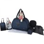 Sac a langer Week End BABY ON BOARD - Modele Team Moonlight - Grand format évolutif multifonction