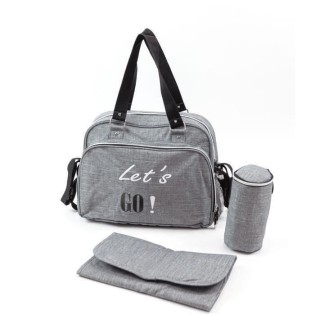 BABY ON BOARD Sac a langer SIMPLY Lets'Go - gris