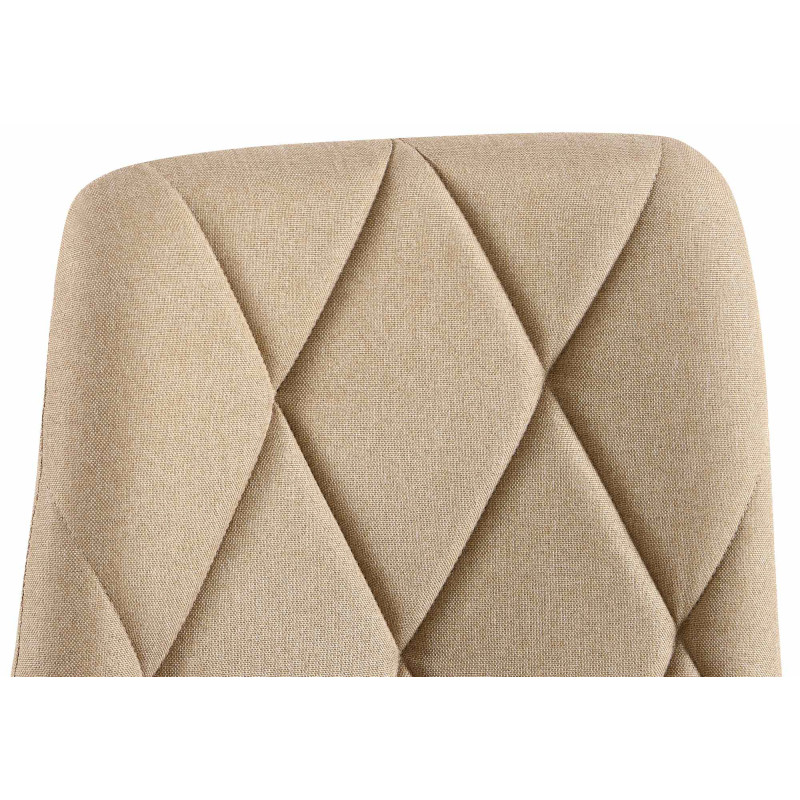Chaise de salle à manger Clairton en tissu taupe
