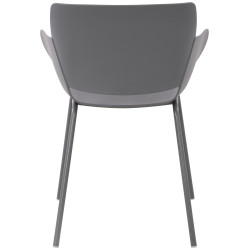 Ensemble de 2 chaises Alpena, gris foncé