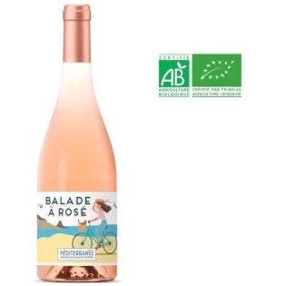 Balade a Rosé 2022 IGP Méditerranée - Vin rosé de Provence - Bio