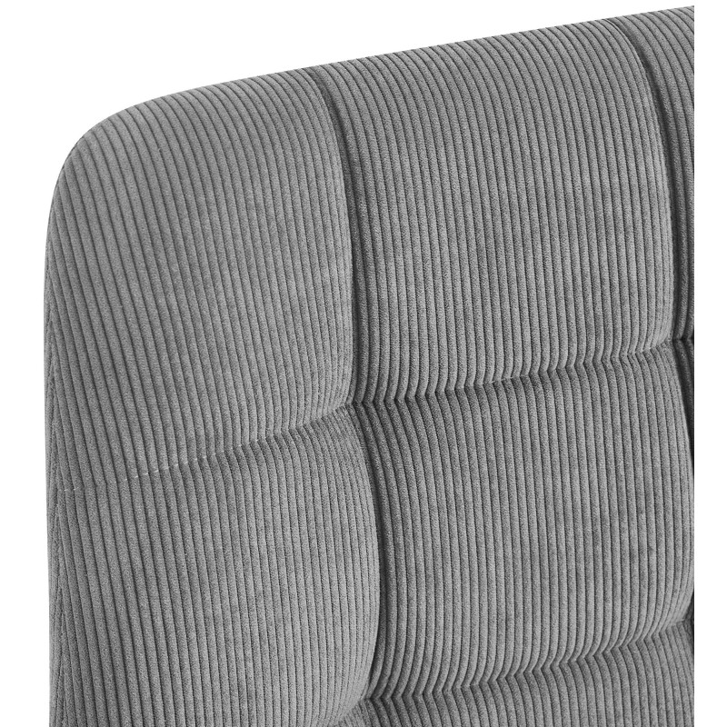 Lot de 2 chaises de salle à manger Tilde Cord gris