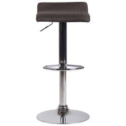 Tabouret de bar Dyn V2 tissu C gris foncé