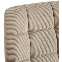 Ensemble de 2 chaises de salle à manger Tilde Cord taupe