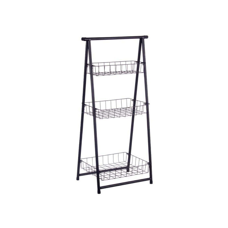 Étagère Kinvara CN-W2672C-A Noir Fer 44 x 31 x 90 cm