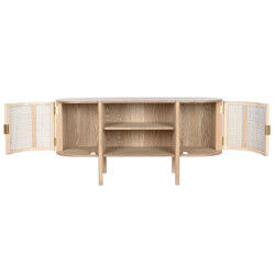 Meubles de télévision Home ESPRIT Naturel Bois d'hévéa 120 x 43,5 x 60 cm