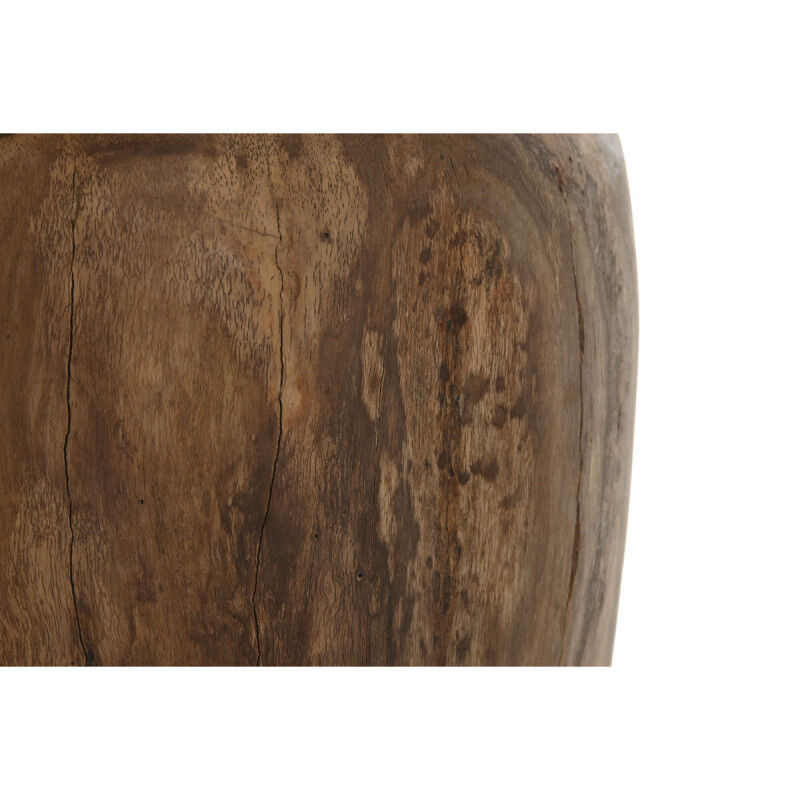 Vase Home ESPRIT Naturel Brun foncé Teck 25 x 25 x 40 cm