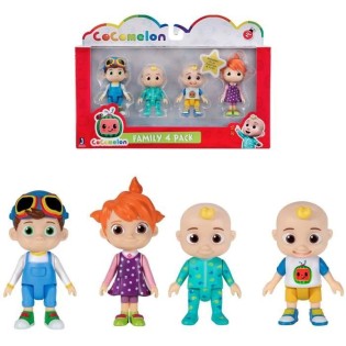 Pack 4 figurines CoComelon - JJ, TomTom et YoYo - Bandai