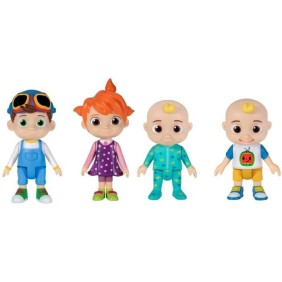 Pack 4 figurines CoComelon - JJ, TomTom et YoYo - Bandai