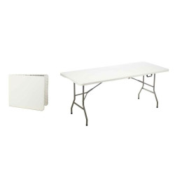 Table Piable Blanc Gris...