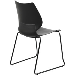 Lot de 2 chaises Houma en noir