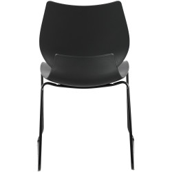 Lot de 2 chaises Houma en noir