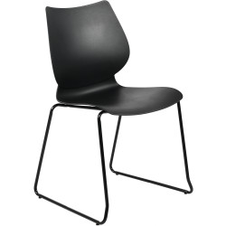 Ensemble de 2 chaises Houma, noires