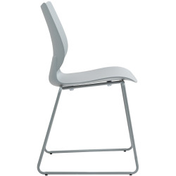 Lot de 2 chaises Houma grises