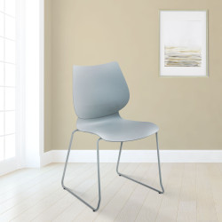 Lot de 2 chaises Houma grises