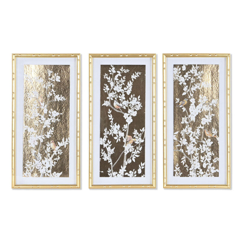Cadre Home ESPRIT Oriental 30 x 3,5 x 60 cm (3 Unités)