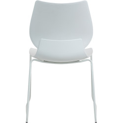 Lot de 2 chaises Houma blanches