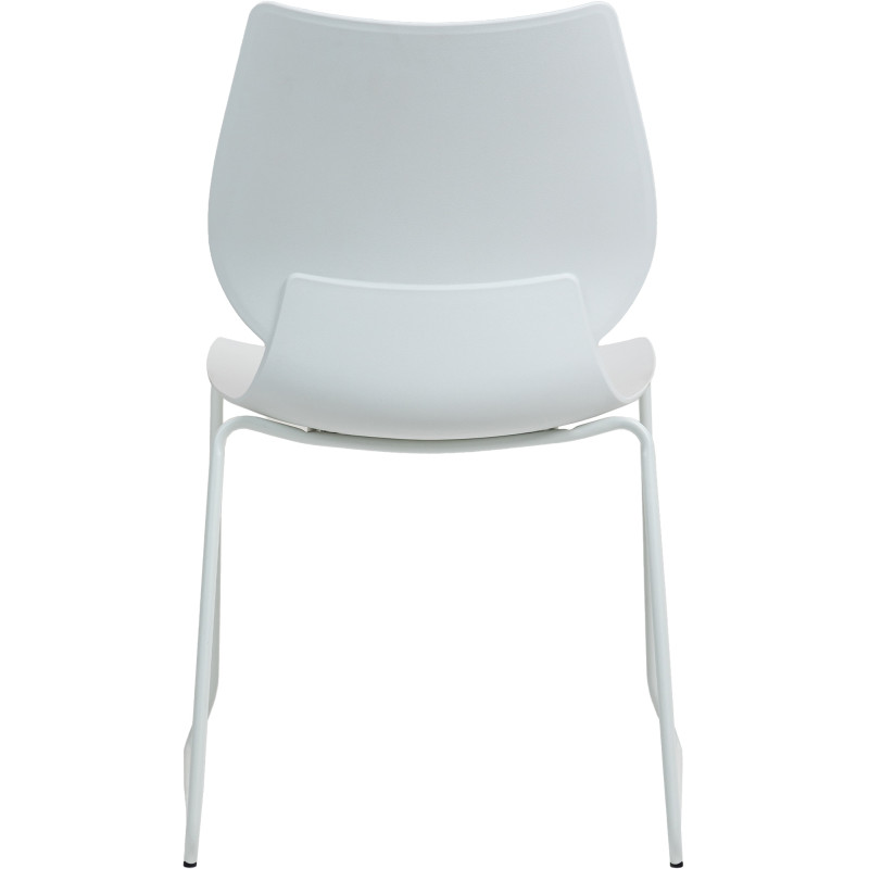 Ensemble de 2 chaises Houma, blanches