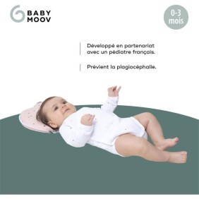 Babymoov Support de tete ergonomique Lovenest Original, Pinky