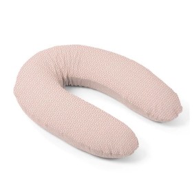 doomoo Coussin de Maternité et Coussin d'Allaitement Buddy, Ultra Confort, Certifié oeko-Tex, Cloudy Pink