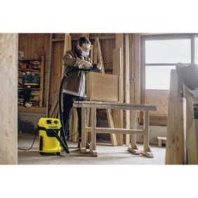 Aspirateur eau et poussiere KARCHER WD 3 P V-19/4/20 - Cuve polypropylene 19 L - 1000W (Prise électroportative)