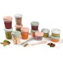 Pack 1er repas BEABA - Portions clip de conservation - Eucalyptus - 12 portions et 2 cuilleres