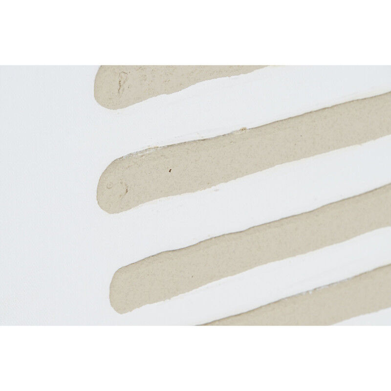 Cadre Home ESPRIT Blanc Beige Scandinave 83 x 4,5 x 83 cm (2 Unités)